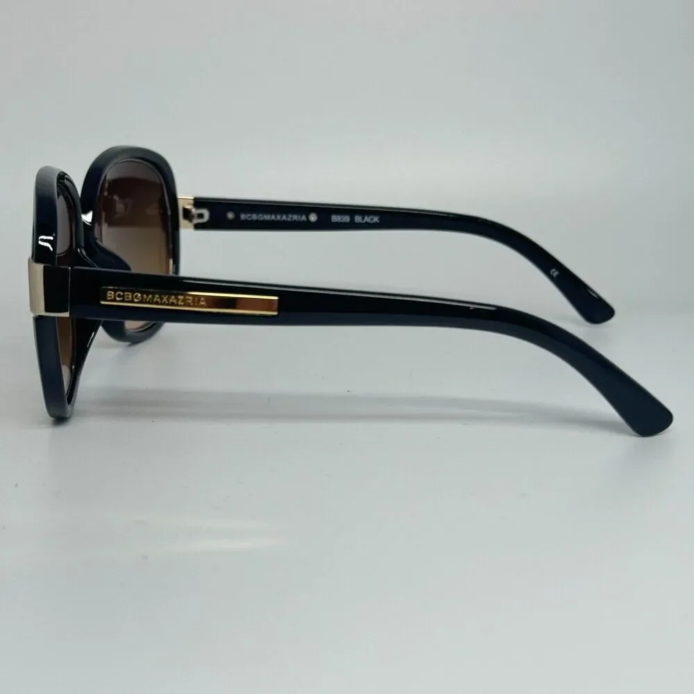 BCBGMAXAZRIA B839 Black Fade Brown Lens Sunglasses Frames H13485‎